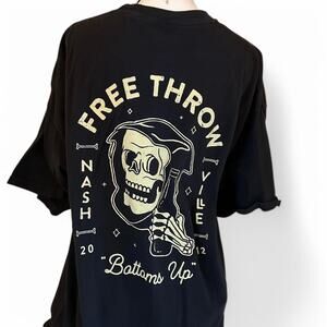 Free Throw Nashville 2012 Band Tee Midwest Emo